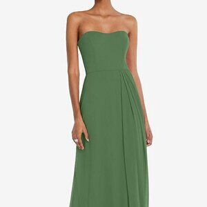 After Six 1563...Strapless Sweetheart Maxi Dress....Vineyard Green...Size 16